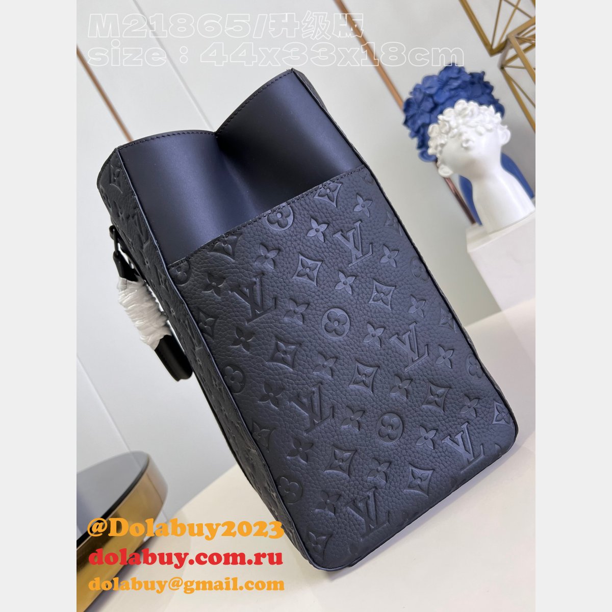 Wholesale Sac Plat 24H Monogram Taurillon M21865 Fake Louis Vuitton Bag