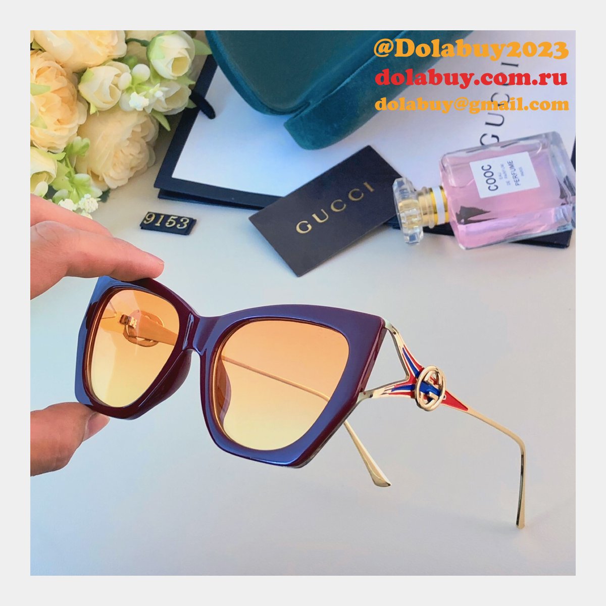 luxury hottest selling G*u*i sunglasses