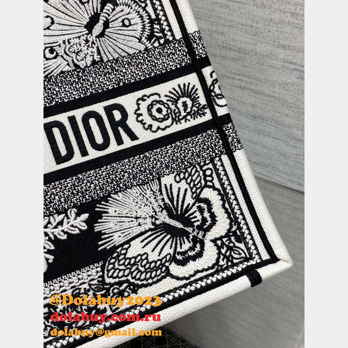 Replica CD Book Tote Dior Designer Tote for Sale