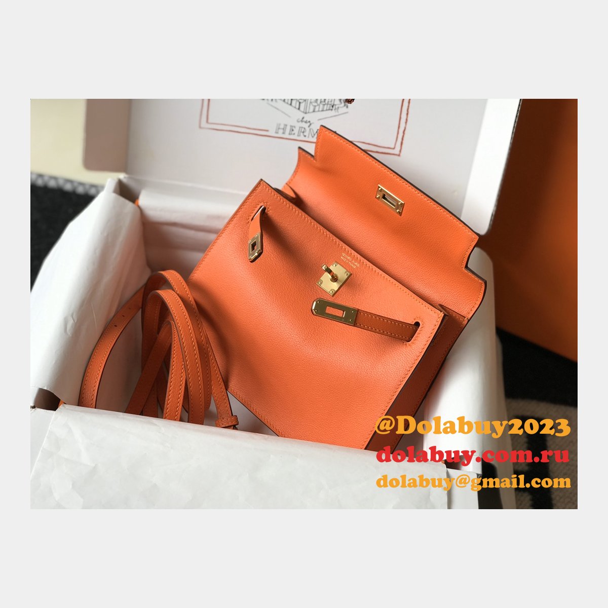 7 Star HERMES KELLY DANSE Customize BAG FOR SALE