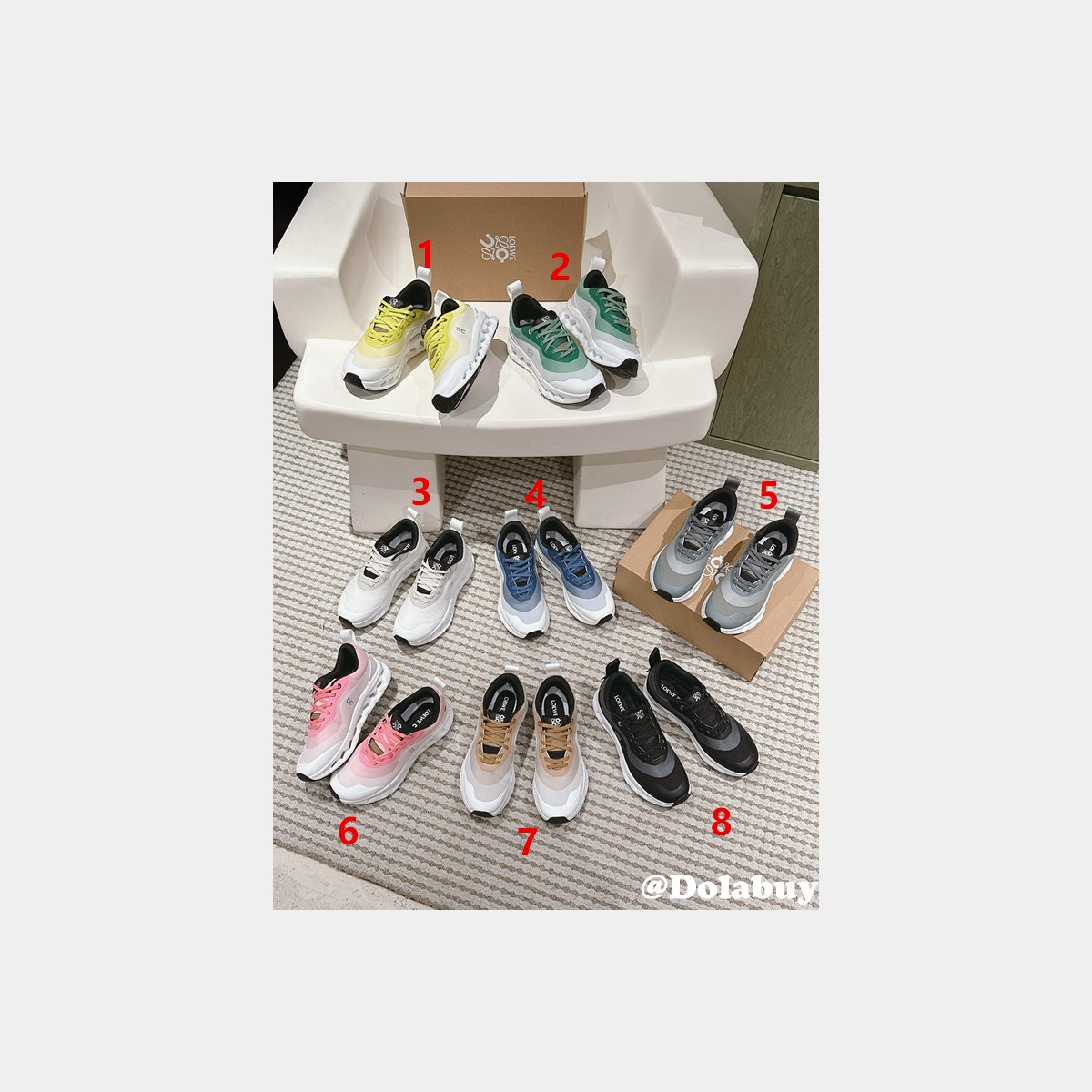 Top Quality LOEWE On Cloudtilt 2.0 couple sneaker