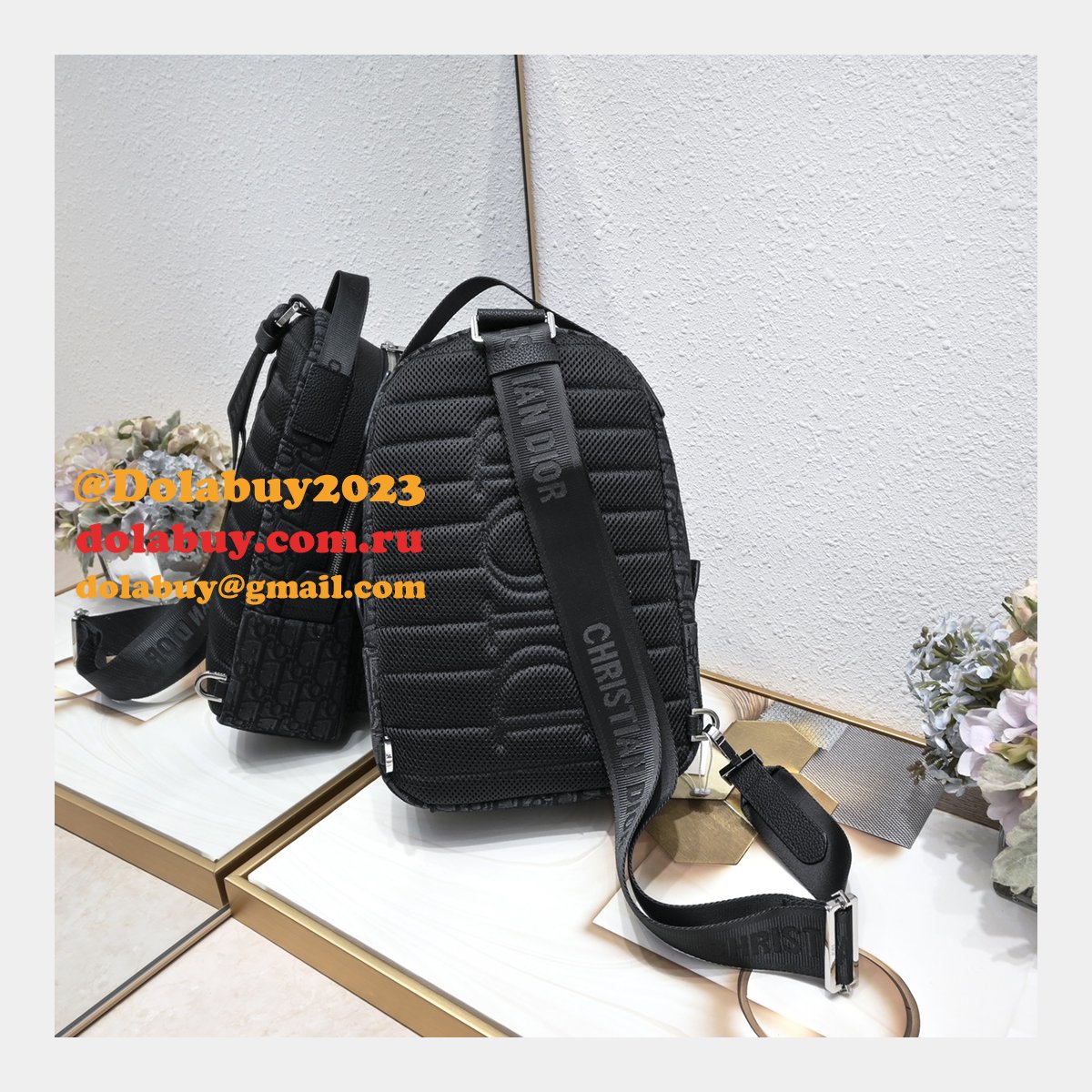 Designer CHRISTIAN DIOR SLING Rider men bag