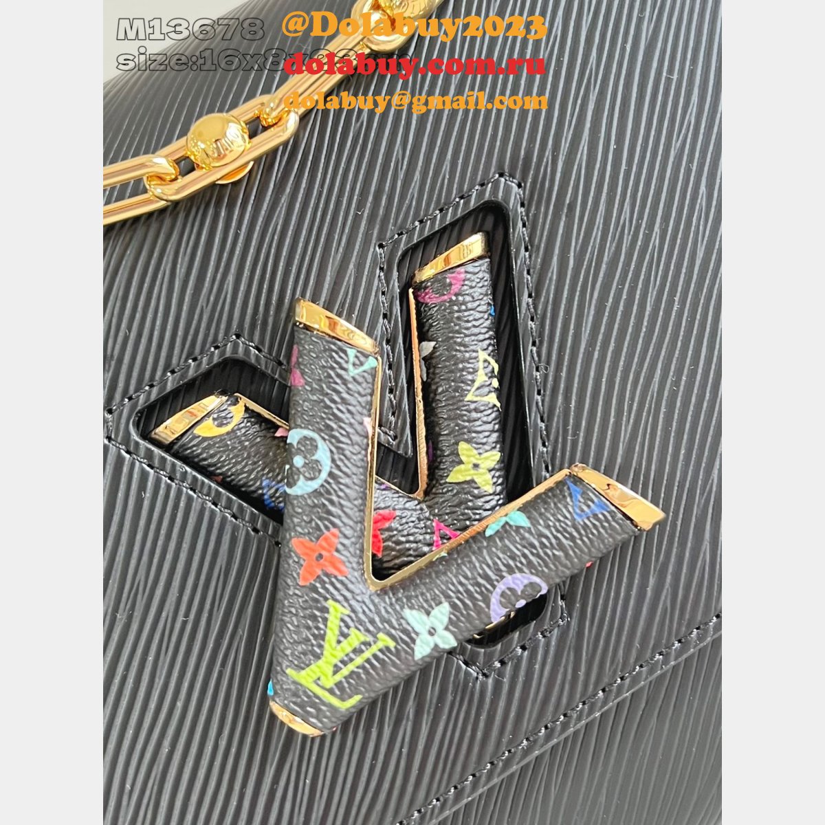 Louis Vuitton Copy LV x TM Twist MM Slim Epi Leather Lcons M13678 Bag