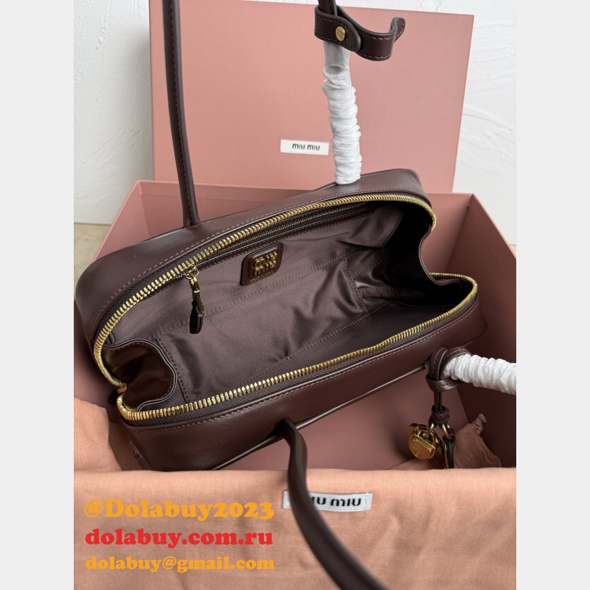 7 Star MIU MIU Beau Leather 5BB173 Bag