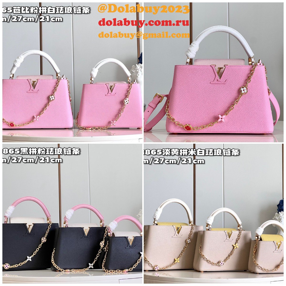 Perfect Designer Inspired Bag M48865 Louis Vuitton Capucines Fake Bag