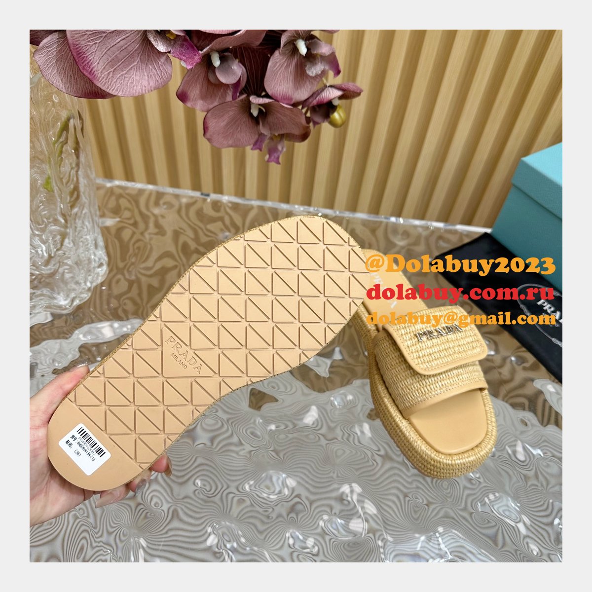 Best Prada 7 Star summer slipper Wholesale