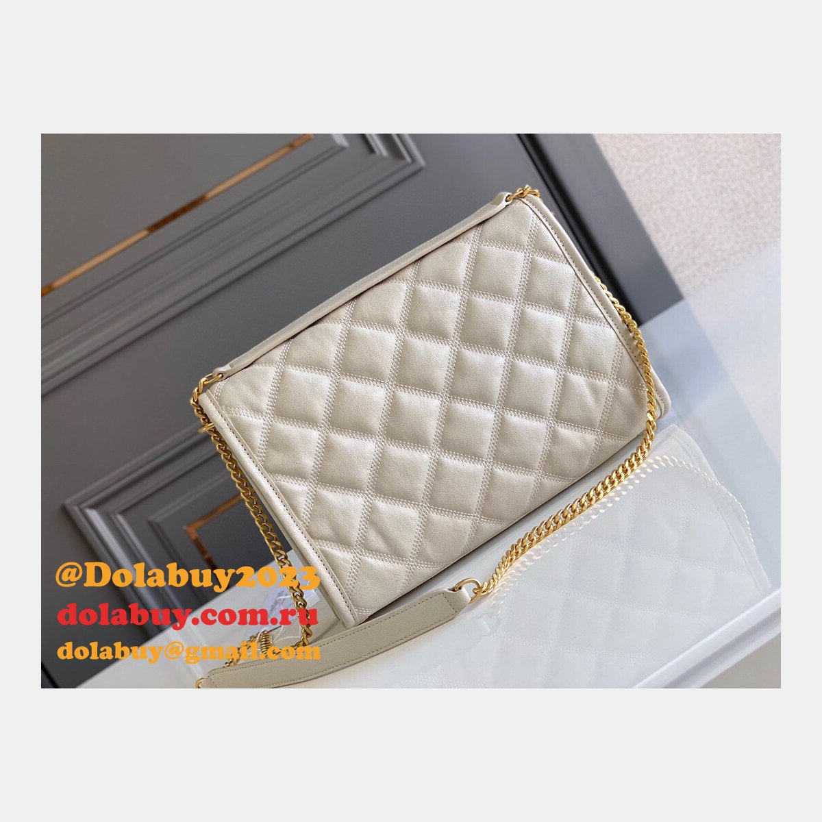 Saint Laurent Top quality Becky Large Chain Multicolor Bag