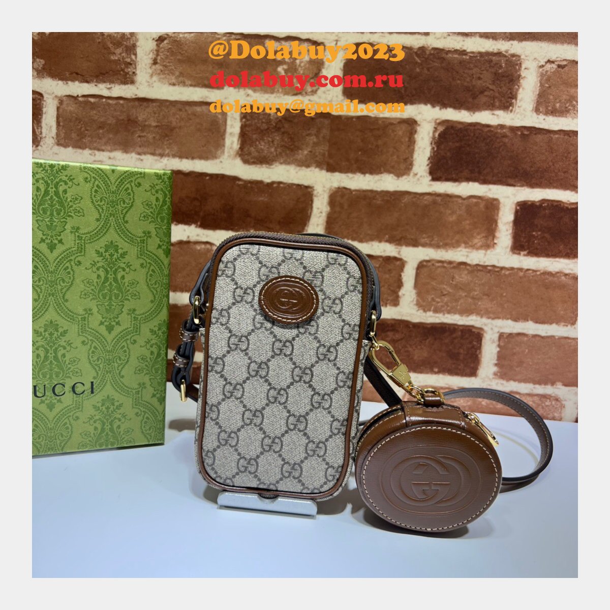 G*u*i fashion designer replica 700959 bag with interlocking g