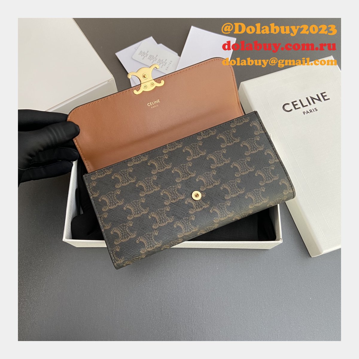 7 Star celine TRIOMPHE 1:1 Mirror wallet