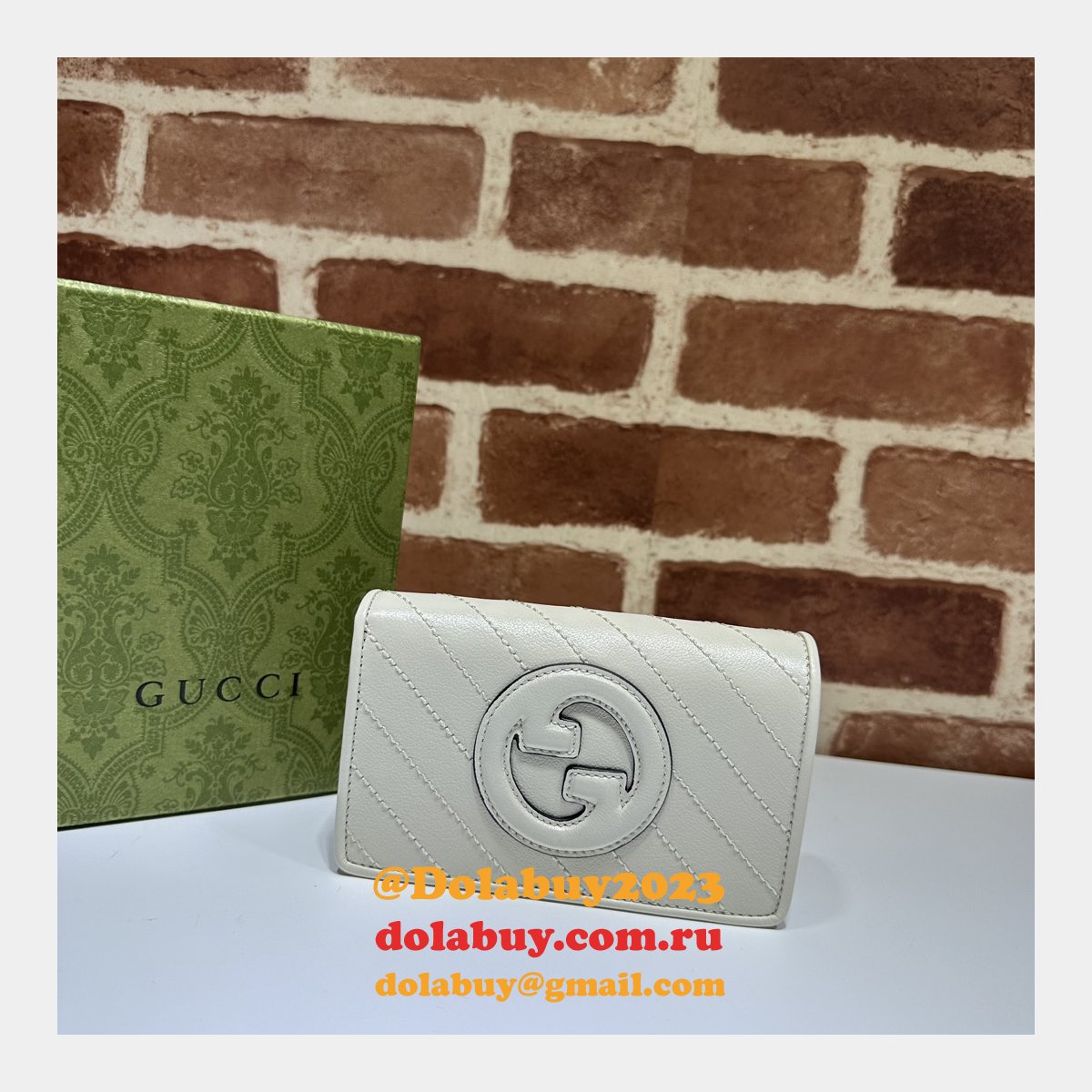 G*u*i 760336 blondie compact wallets top quality replica bag