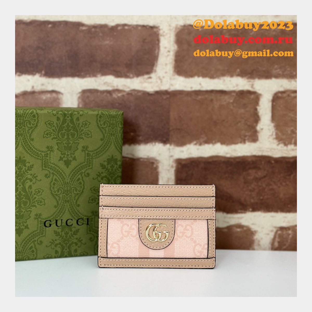 gg supreme ophidia duplicate card case 523159 inspired G*u*i bag