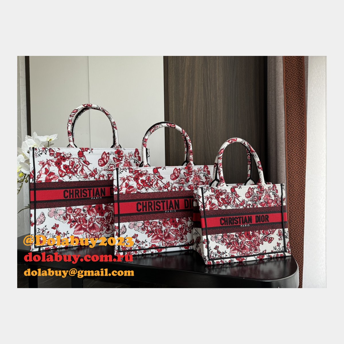 Best Latest CD Book Tote Quality Replica Dior Bags