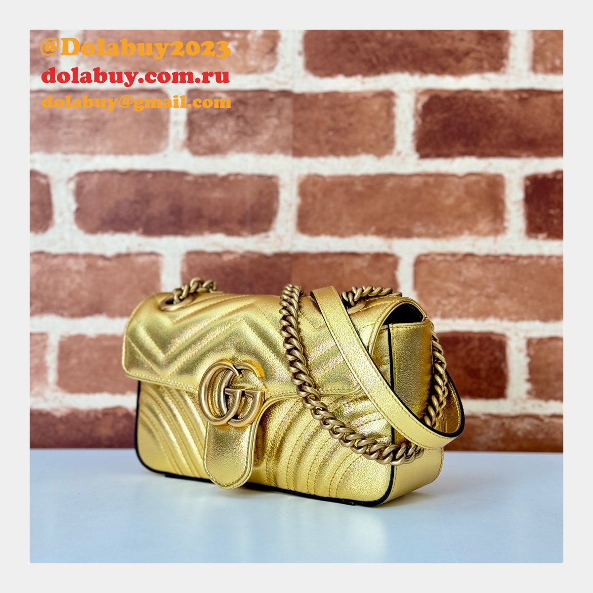 luxury G*u*i gg marmont 476433/446744/443497 replica high-quality bag