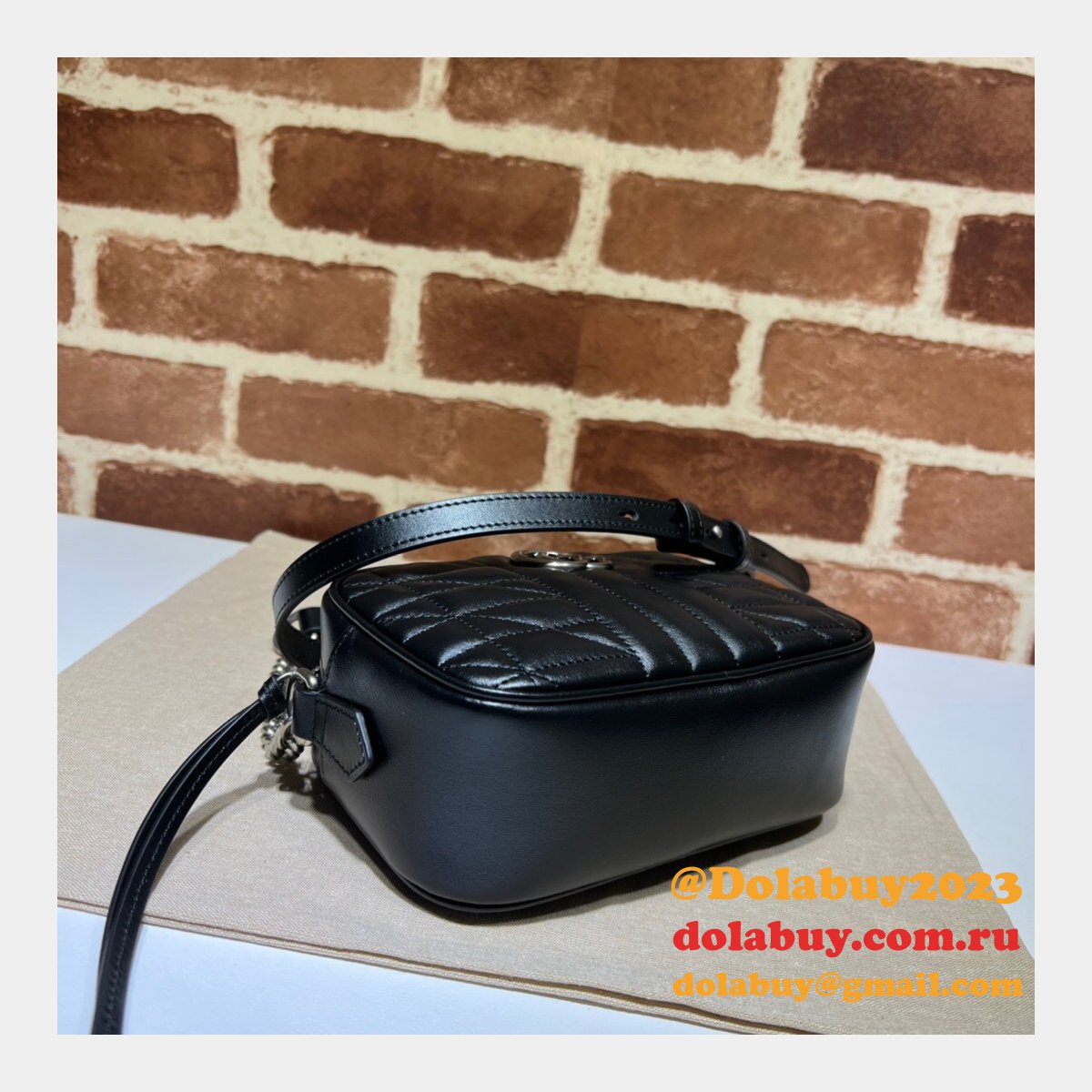 lovely G*u*i designer replica gg marmont mini shoulder 634936 bag