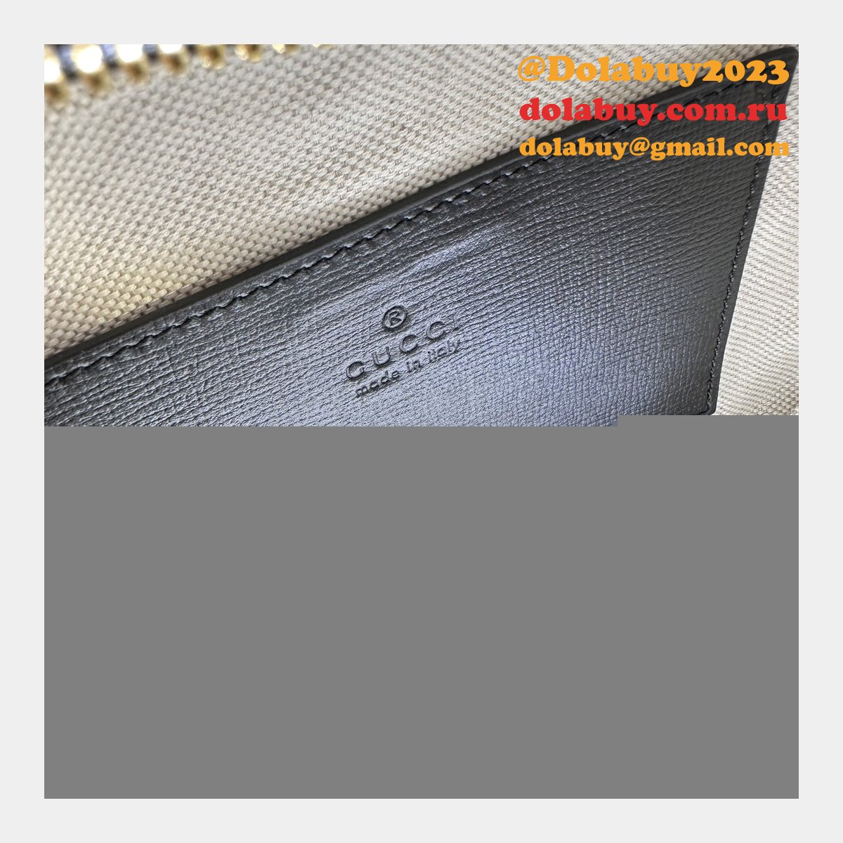 knockoff G*u*i designer horsebit 1955 760196 shoulder bag