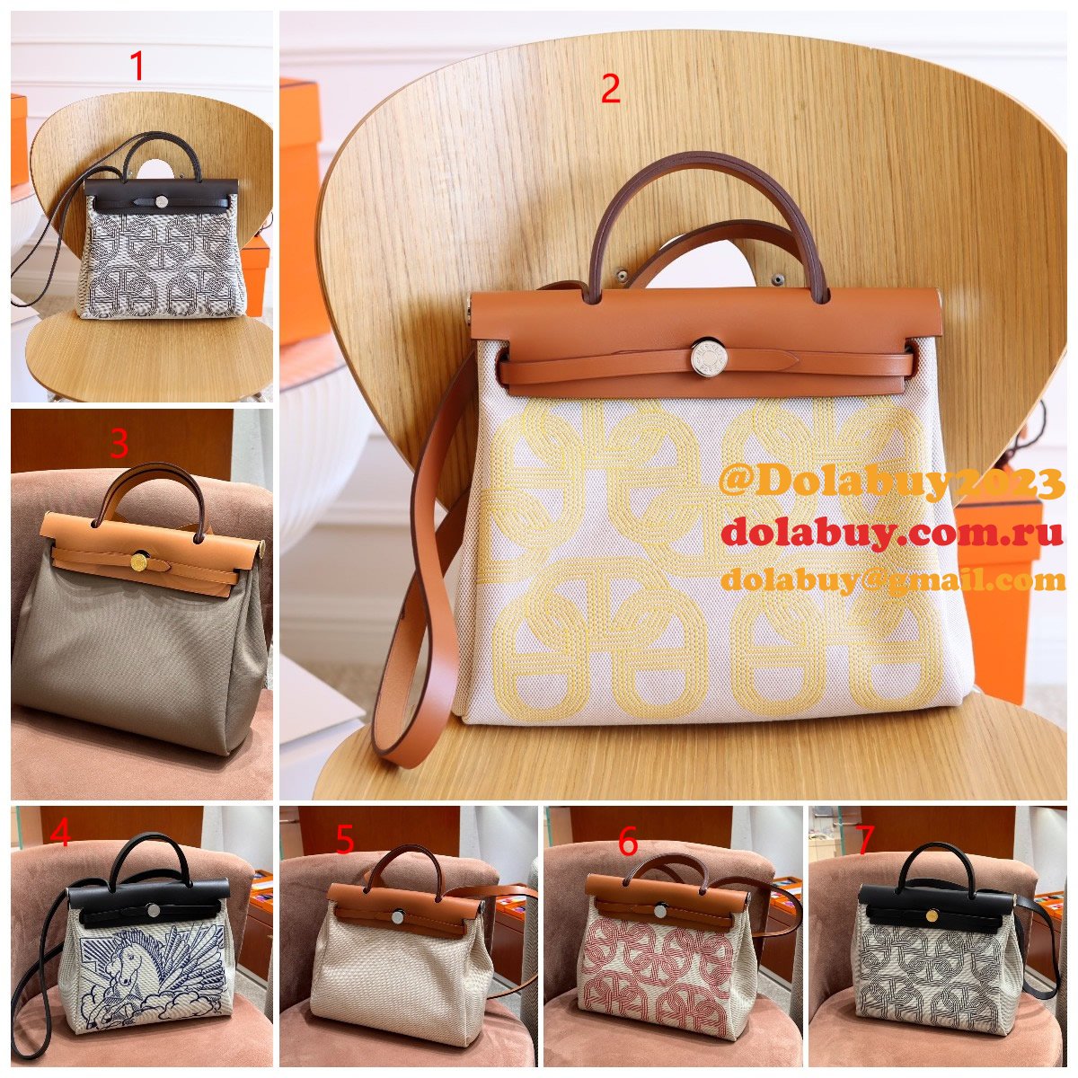 Replica Hermes Herbag Cabine Zip 31CM Pig-Nose Online Dolabuy Bags
