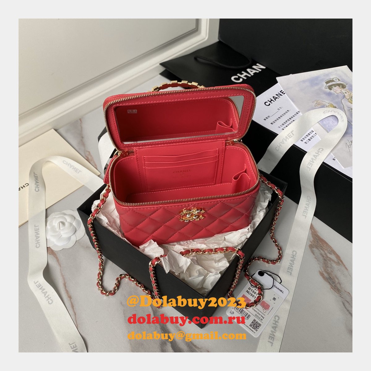 Top Perfect Vanity AP3799 Classic Chain 17cm Replica Bag