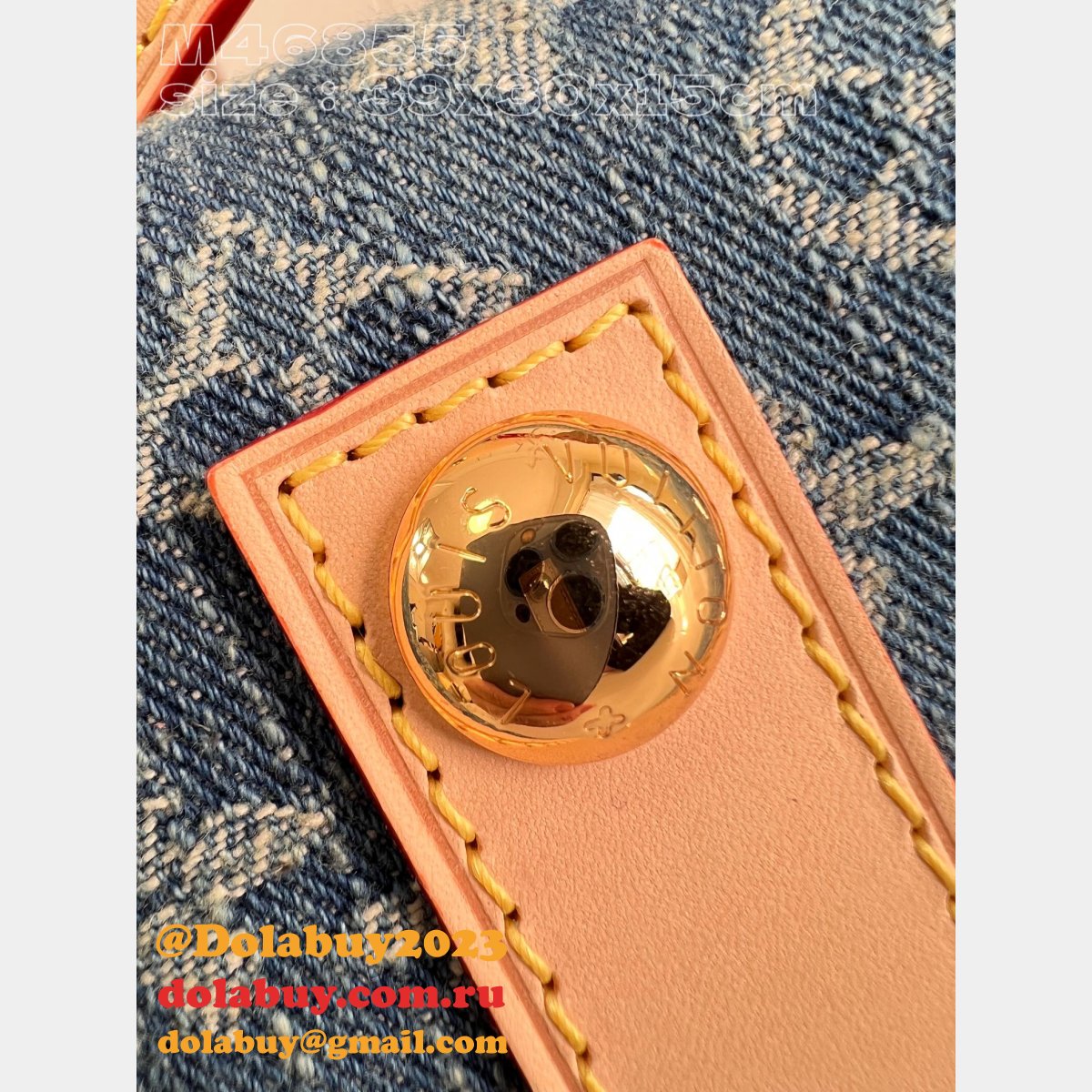 CarryAll UK Monogram Denim M46855 Wholesale Louis Vuitton Fake Bag