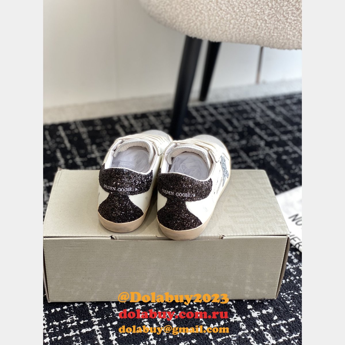 Luxury Super-Star Sabots With Platinum Star Shoes