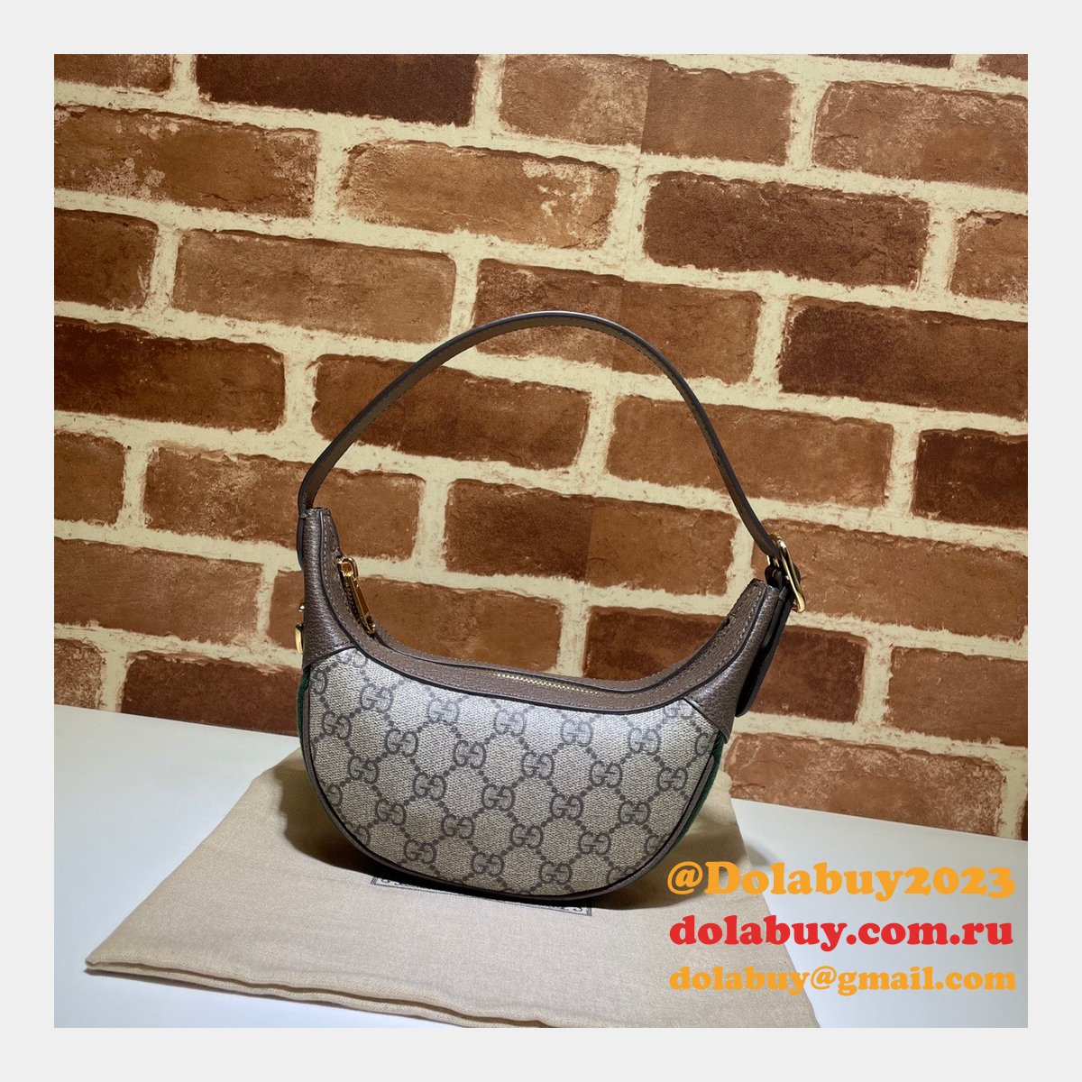 designer aaa G*u*i 658551 ophidia gg mini bag in gg supreme