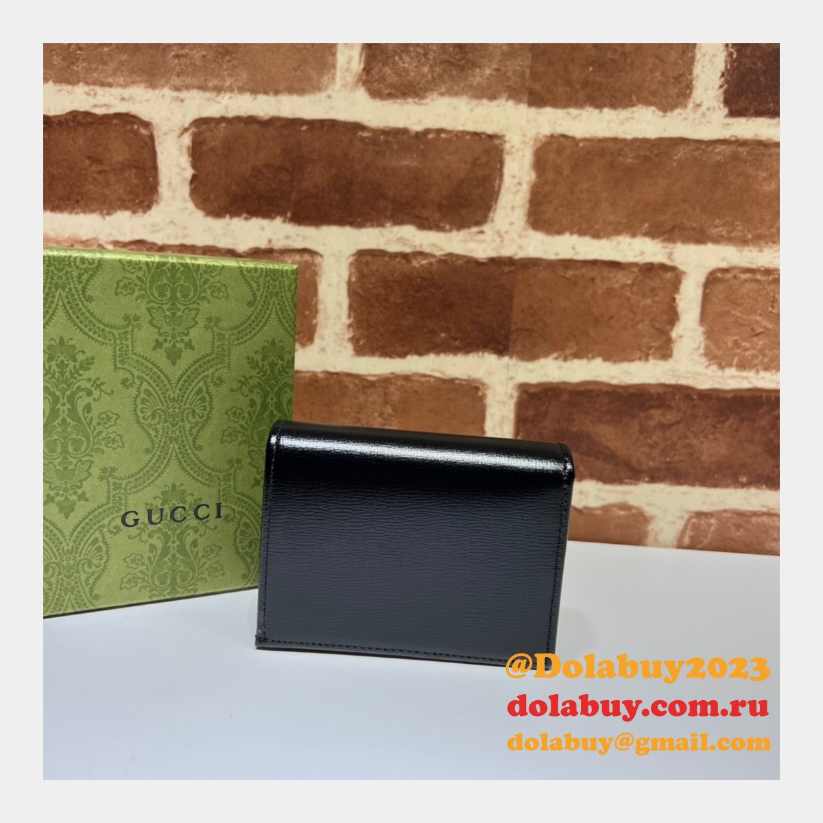 G*u*i buy horsebit 1955 card case wallet compact 621887 fashion