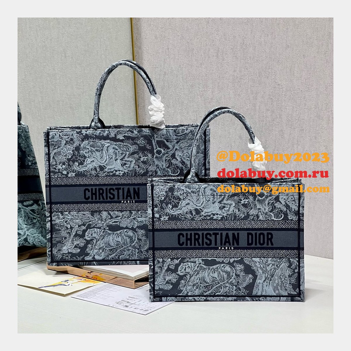 Book Tote Christian Dior Replica Wholesale 1286/1265 Bag