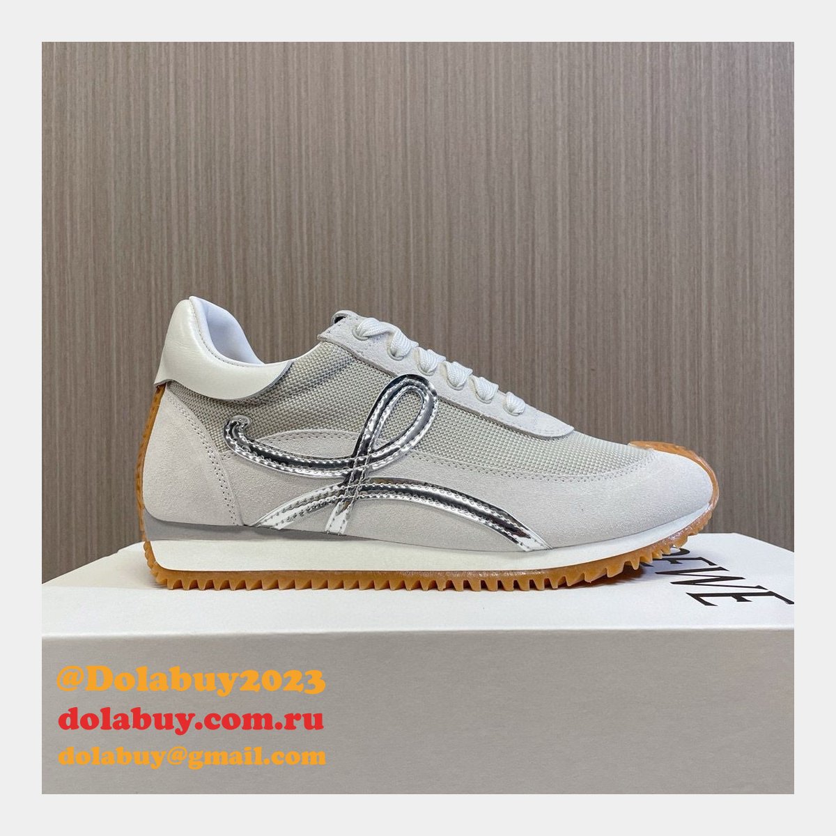 Top Quality Runner In Nylon And Suede Shoes