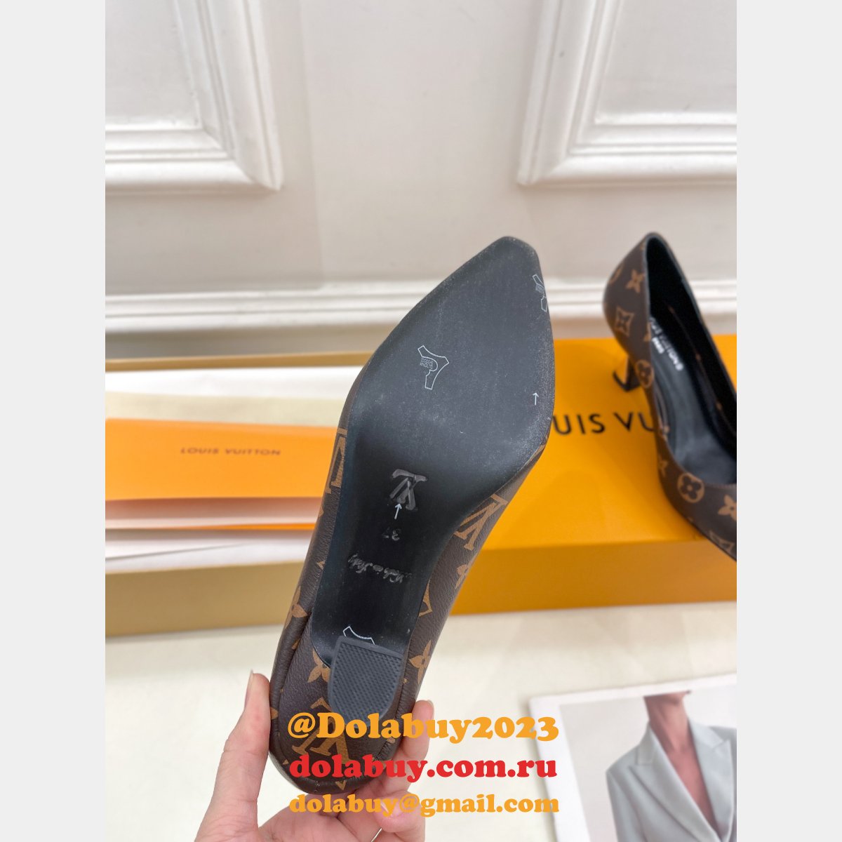 Cherie Heel High quality Louis Vuitton Replica Shoes