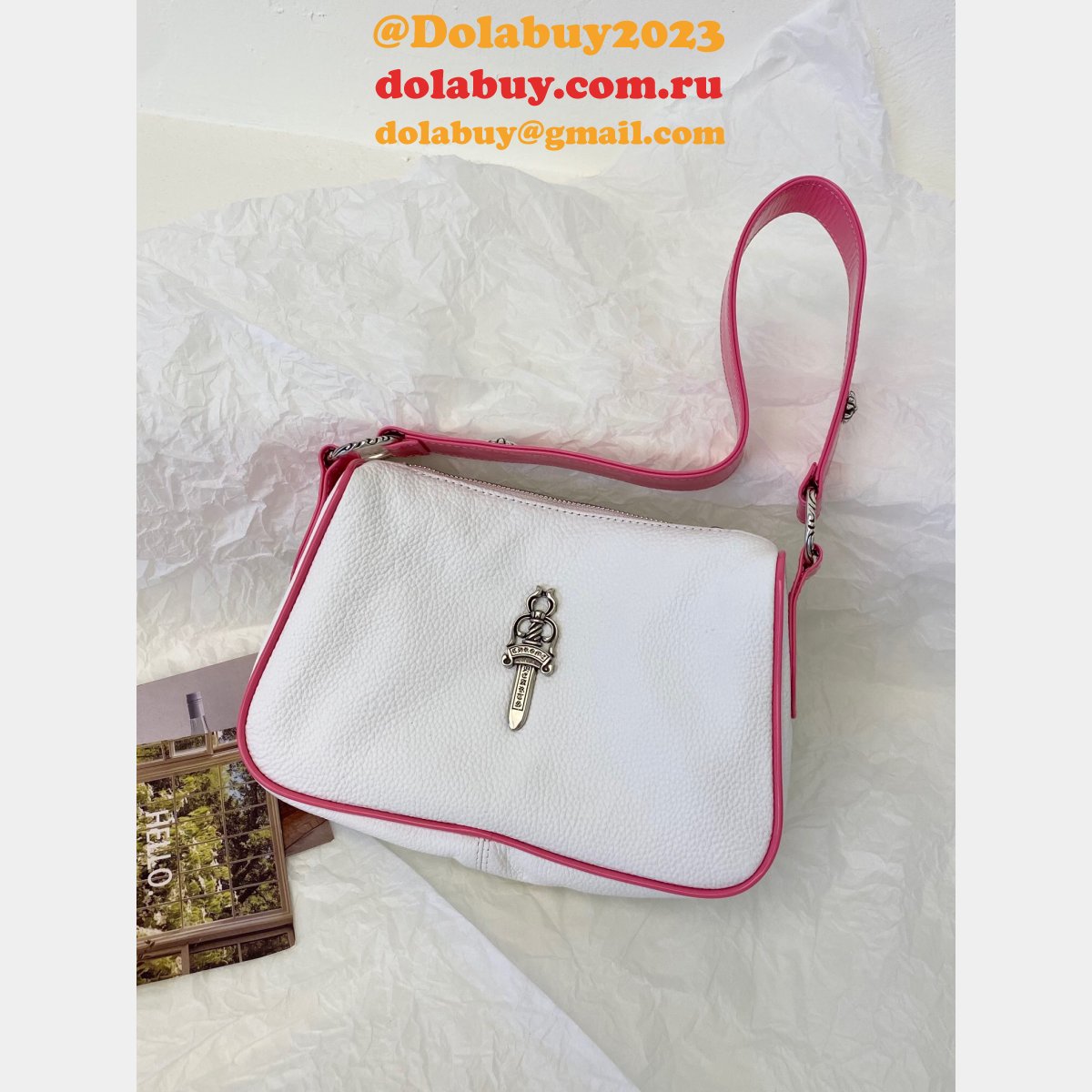 best Ch*0me He**ts replica silver hardware chicken nuggets bag