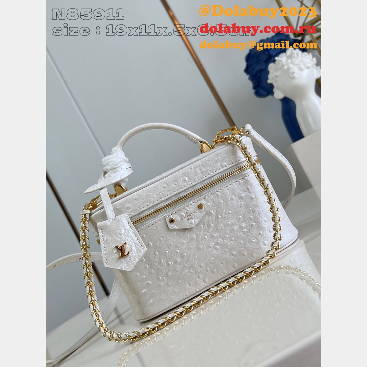 Inspired Vanity Chain Pouch N85820 7 Star Louis Vuitton Bag