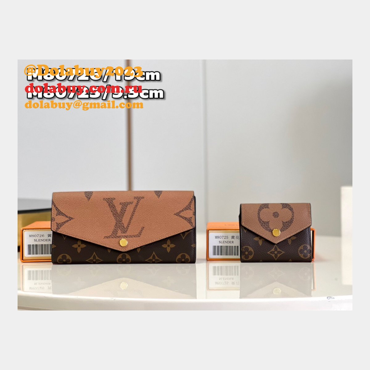Replica Louis Vuitton Zoé Sarah Monogram M80726/M80725 Wallet