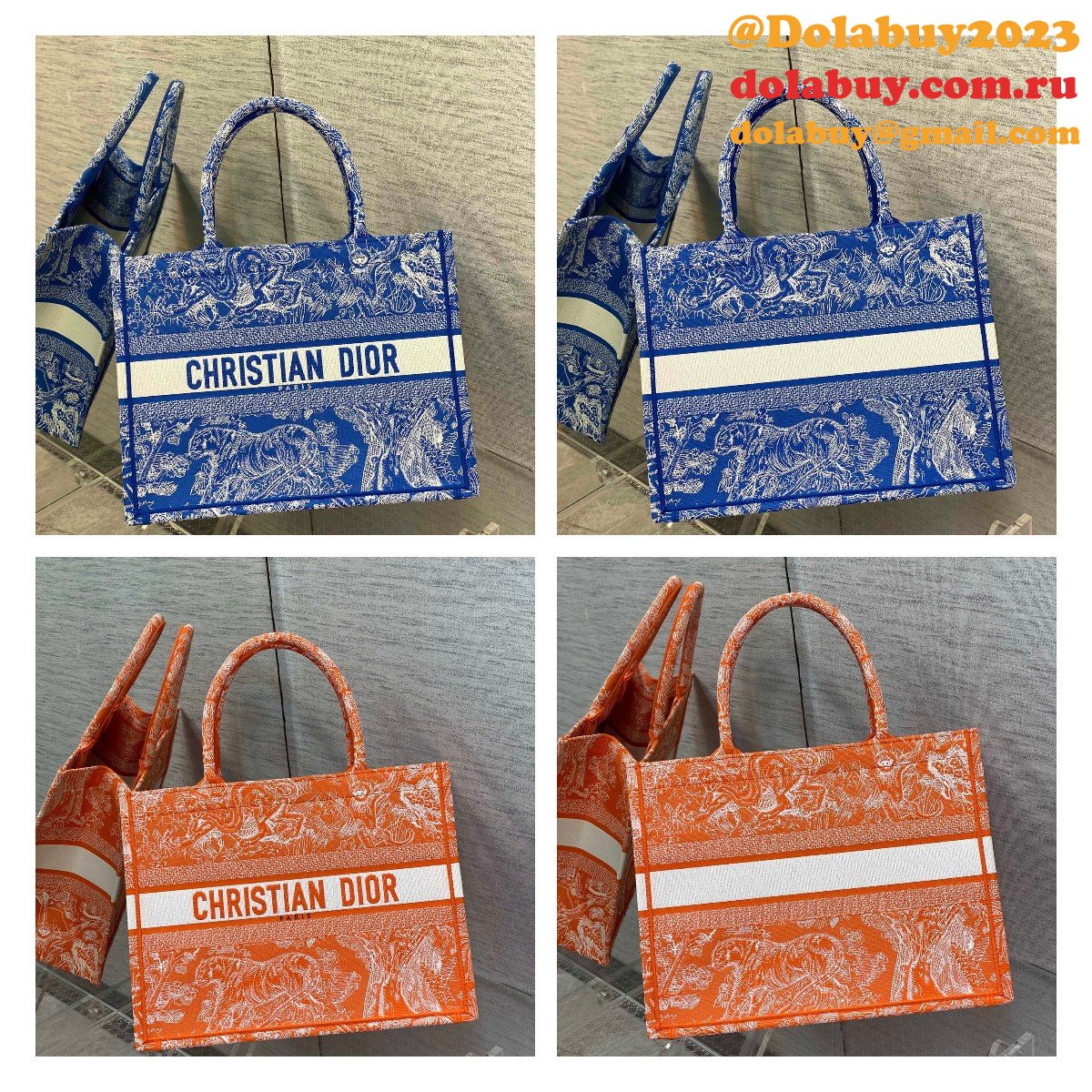 Replica Christian Dior Best CD Book Tote Bag