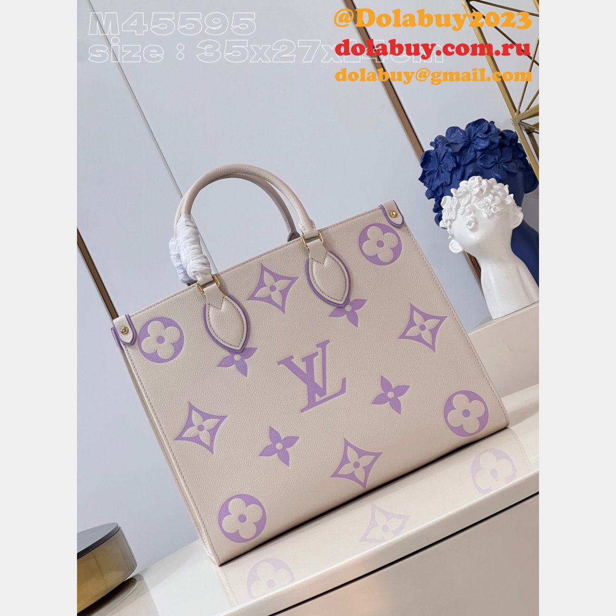 Onthego Perfect Monogram Empreinte M45595 Louis Vuitton Replica Bag