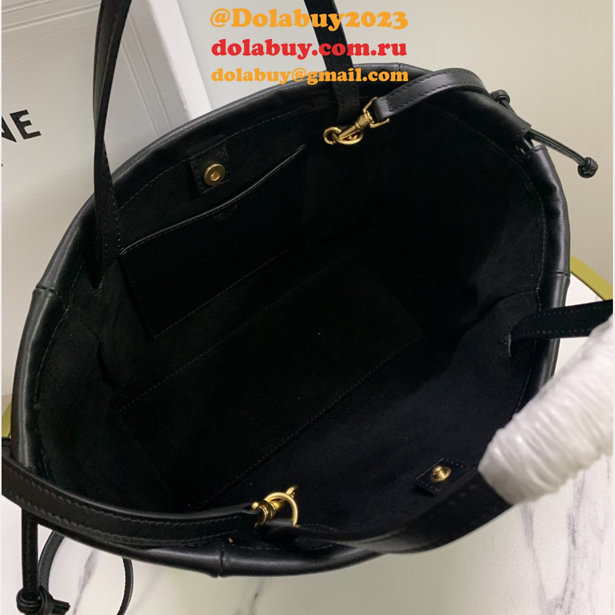 Luxury Celine Fashion Cabas tote bag 22cm