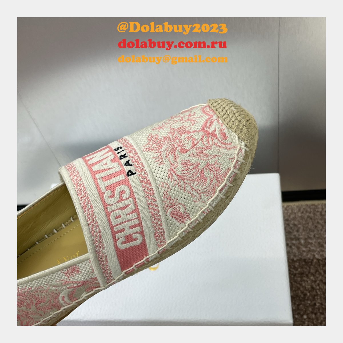 Wholesale Fashion Dior Granville Espadrille