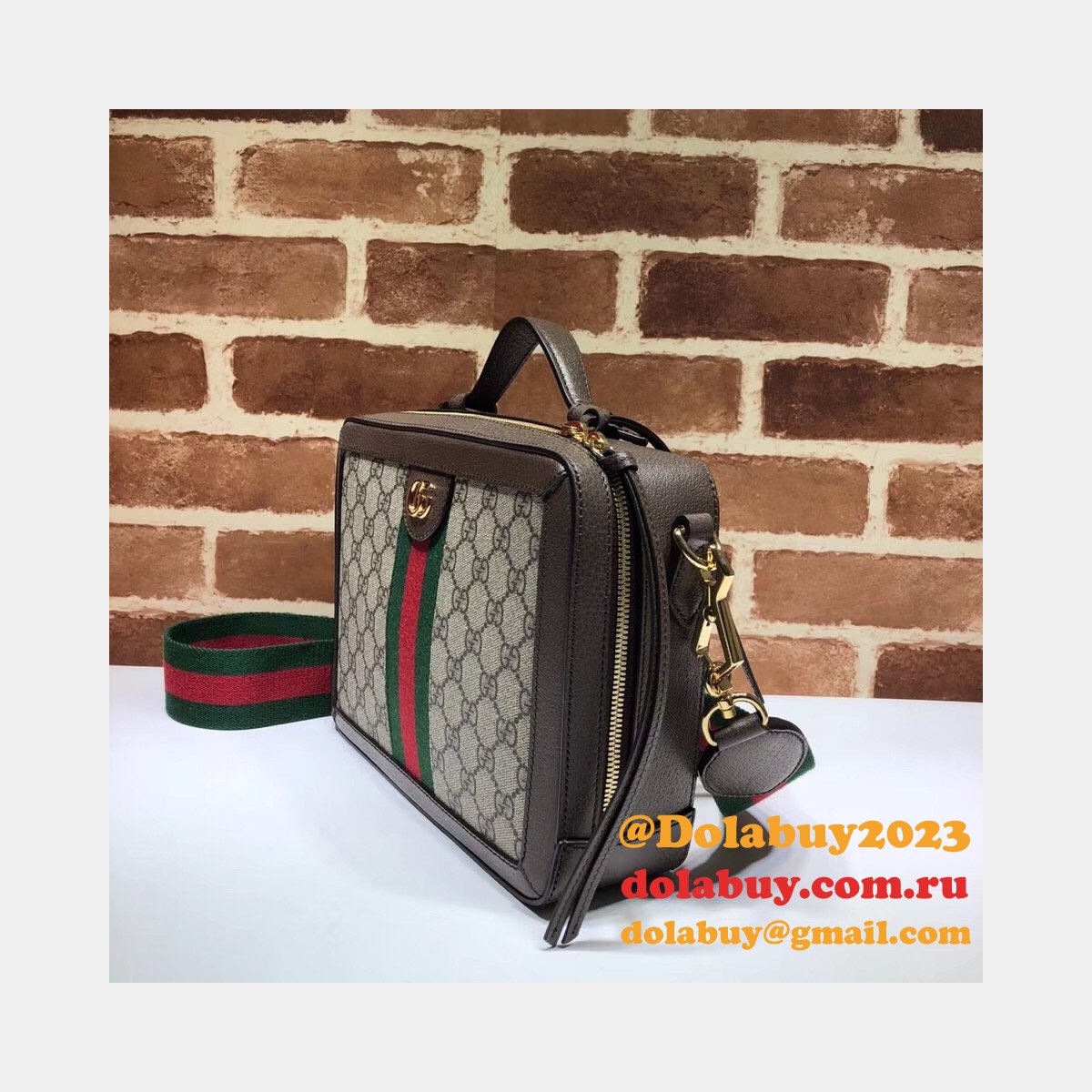 replica G*u*i high quality gg supreme ophidia small shoulder 550622 bag