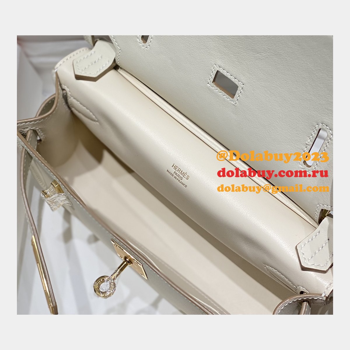 7 Star herems JYPSIERE MINI CALF leather handbag