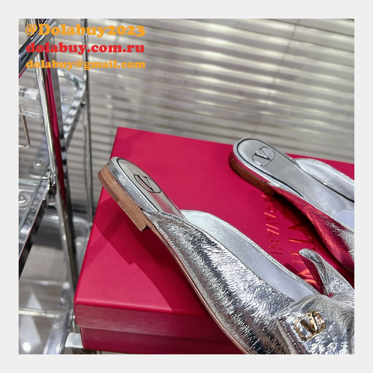 Toe Sandals Best Valentino Replica Slippers Loafer Bow Shoes