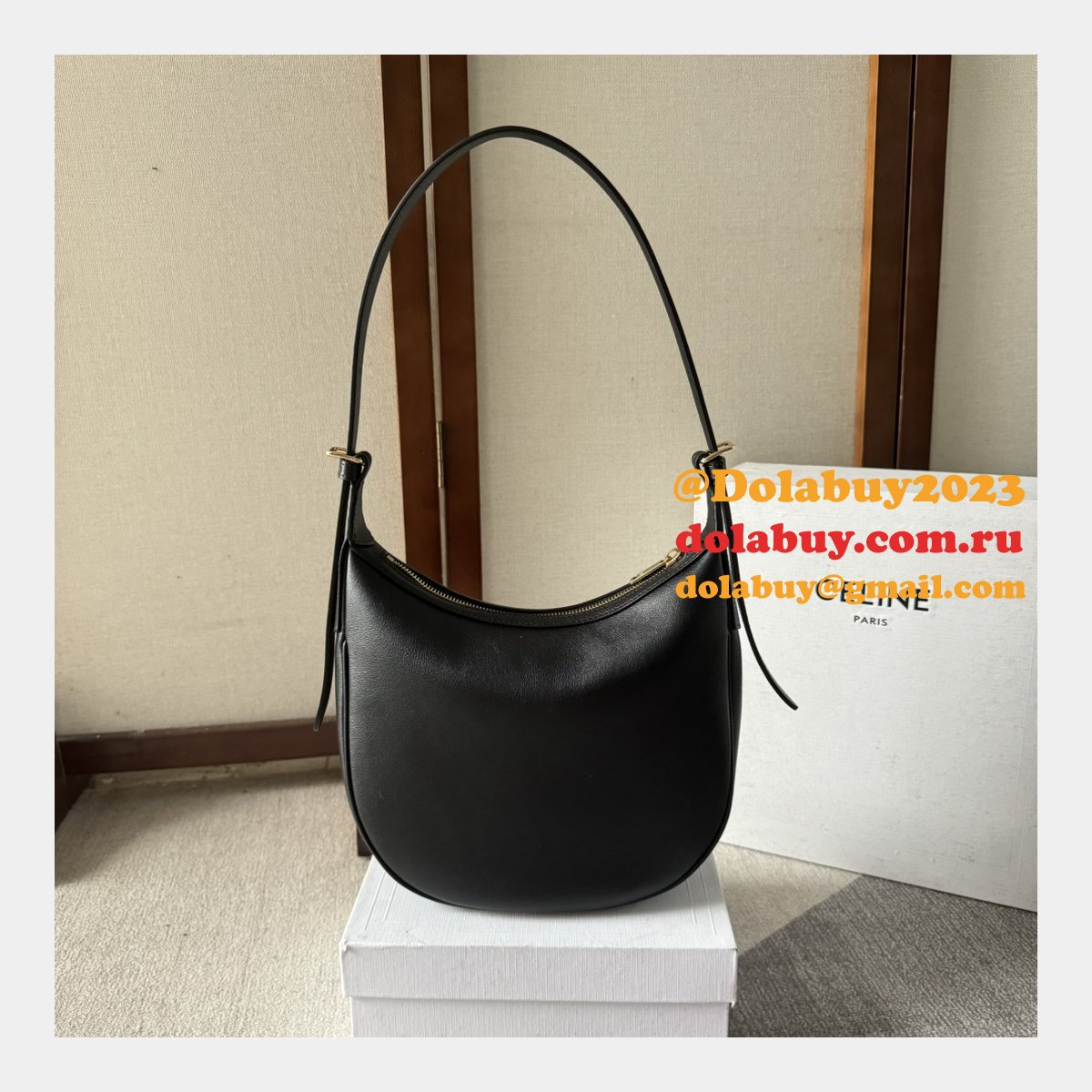 Celine Inspired 117253 Small Heloise Cuir Triomphe Bag