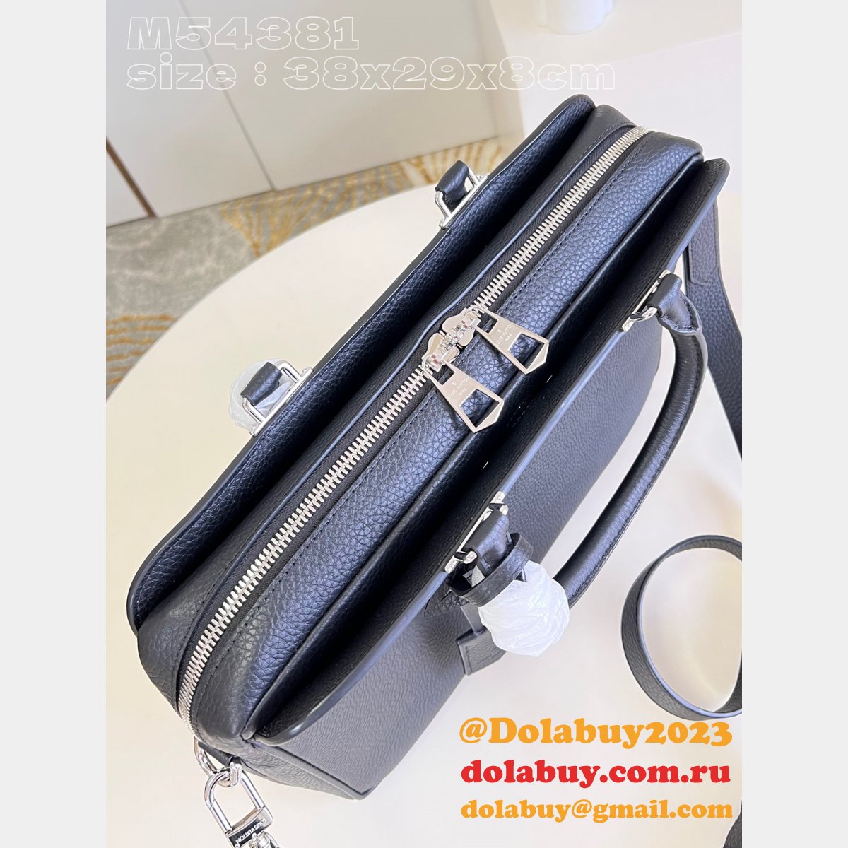 1:1 Mirror Shop Louis Vuitton Armand Briefcase Taurillon M54381 Bag