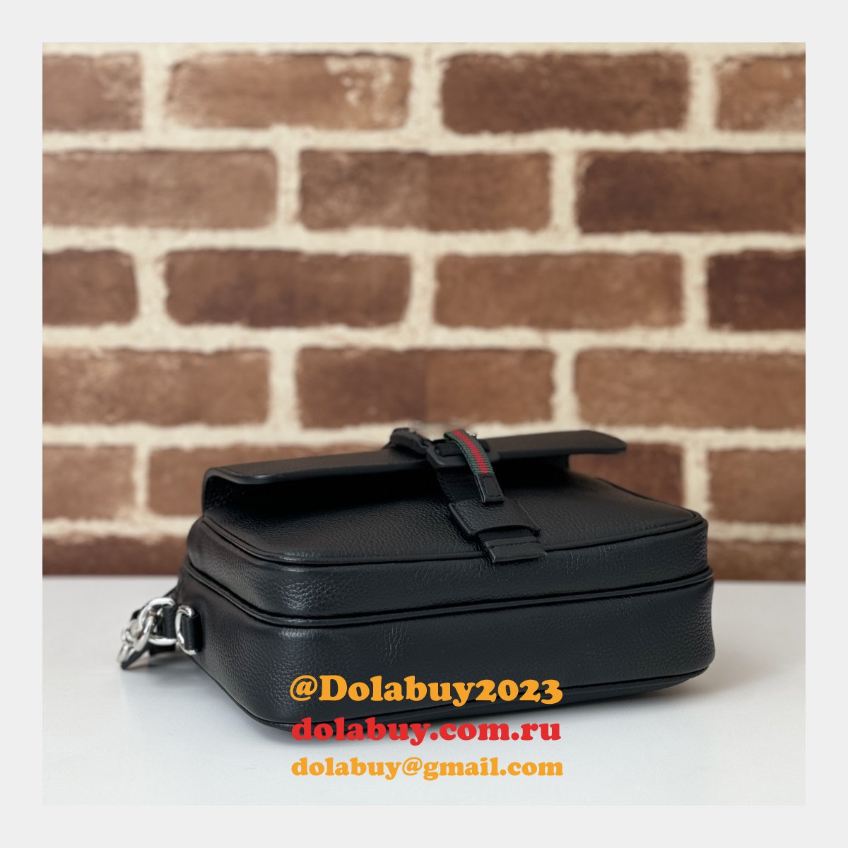 G*u*i knockoff small crossbody 816751 black perfect bag