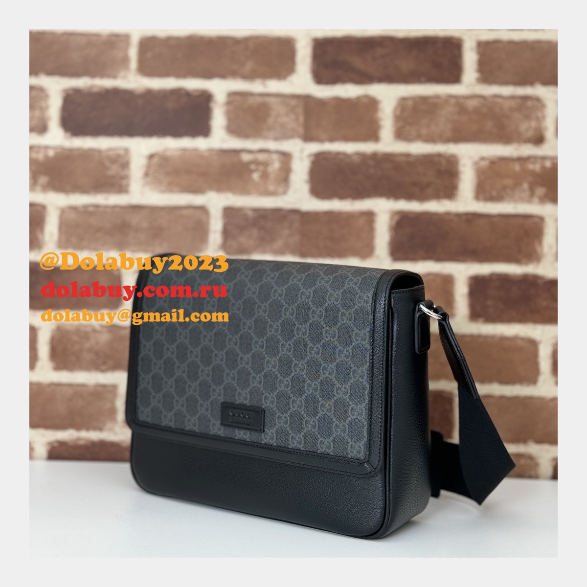 Best Gucci Black Medium GG Crossbody 795459 7 Star Inspired Bag