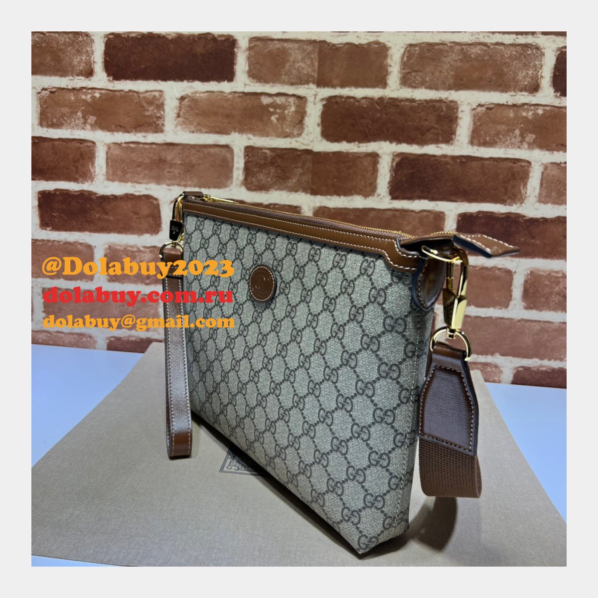 G*u*i 7 star 726833 messenger interlocking g replicas bag