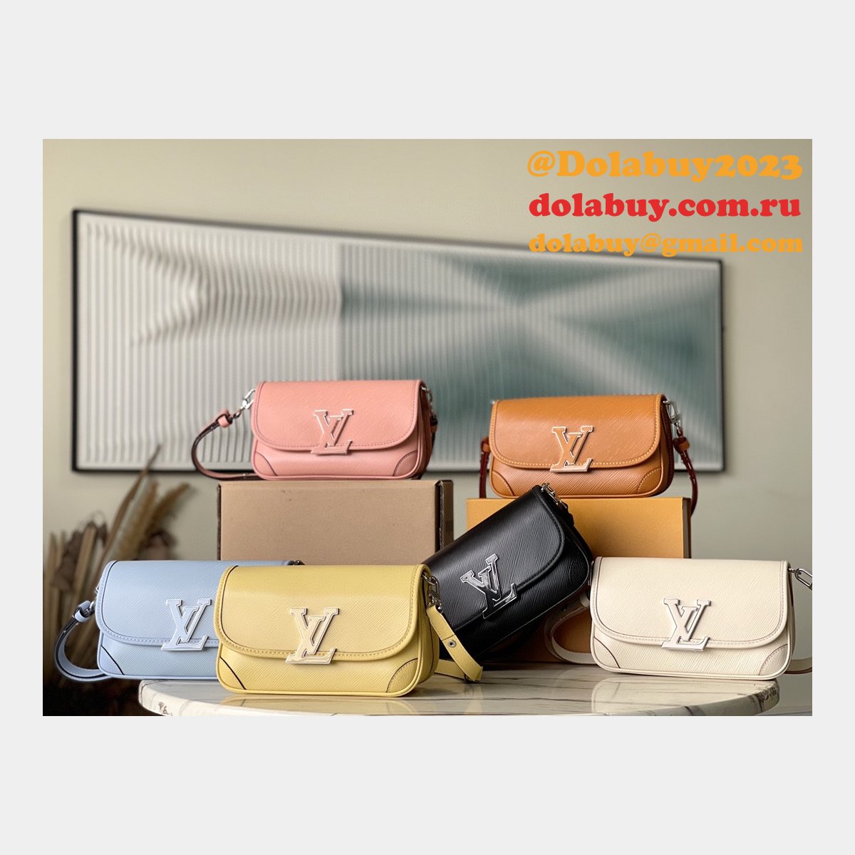 Buci Epi Leather Designer M59457 Louis Vuittons Replica Bag