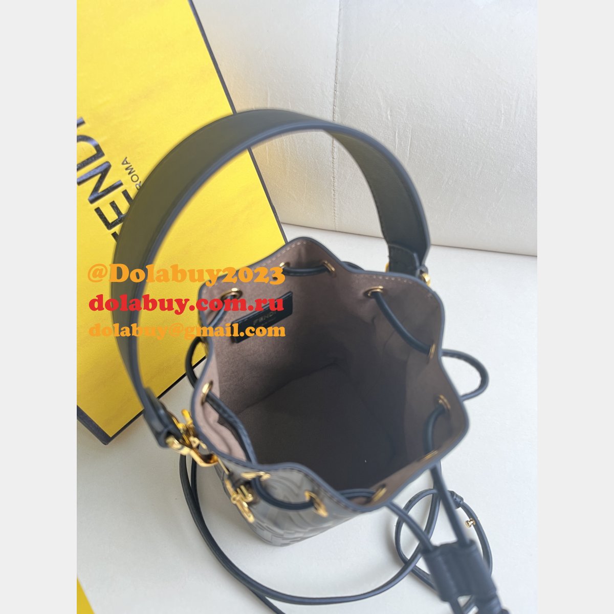 top quality wholesale F**di mon tresor ff small bucket bag