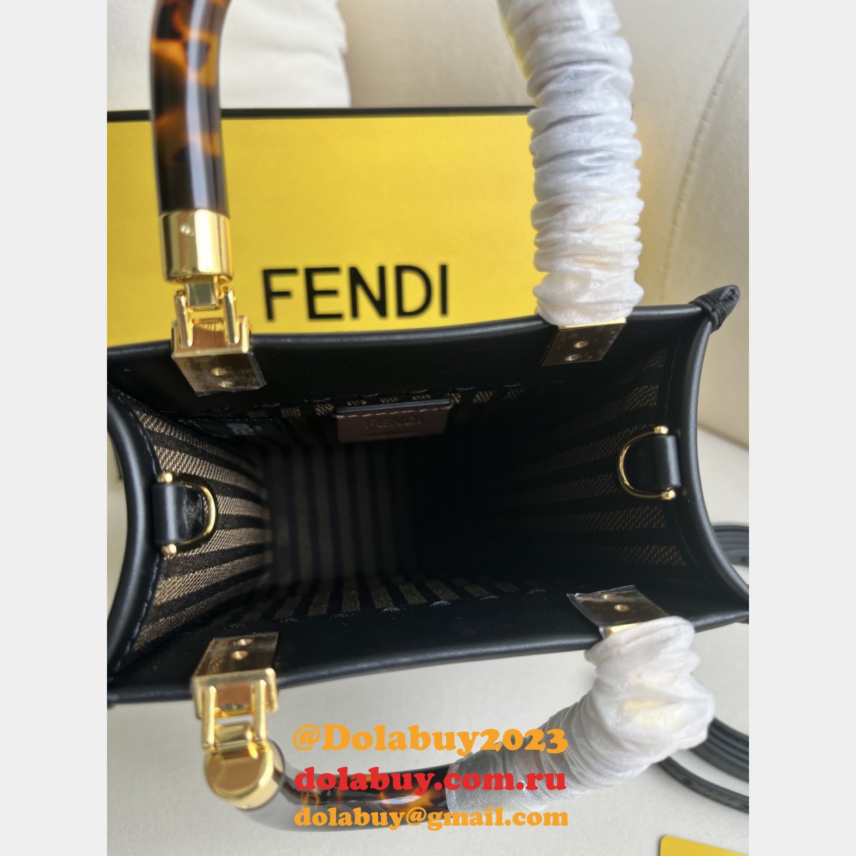 7 star F**di roma sunshine mini handbag