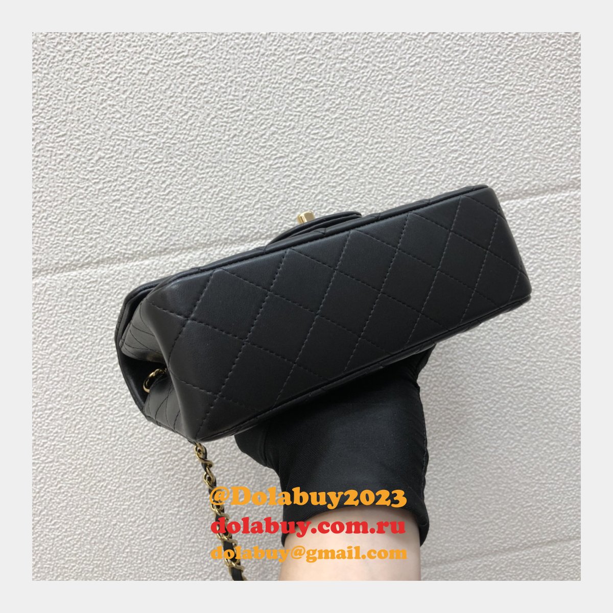 Cheap CC Lambskin Flap Designer Bag 1116 20CM