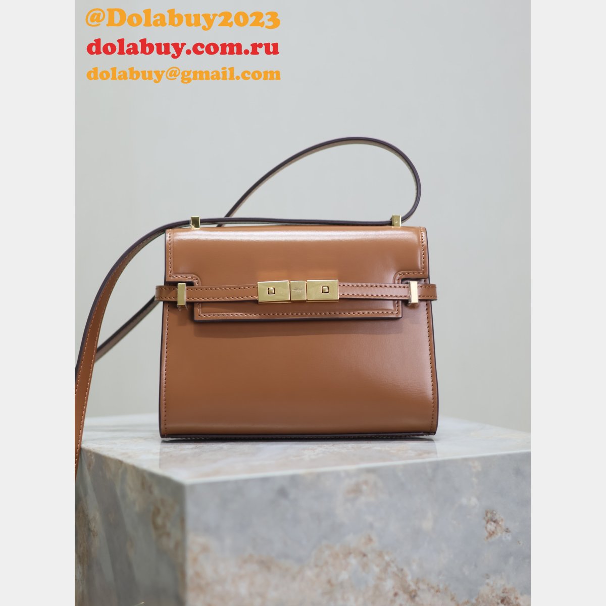 Replica Saint Laurent Manhattan Baguette Mini 727766 Bag 19CM