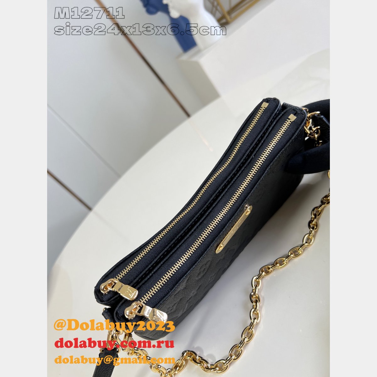 Replica Louis Vuitton Pochette Métis Black Luxury M12711 Bag