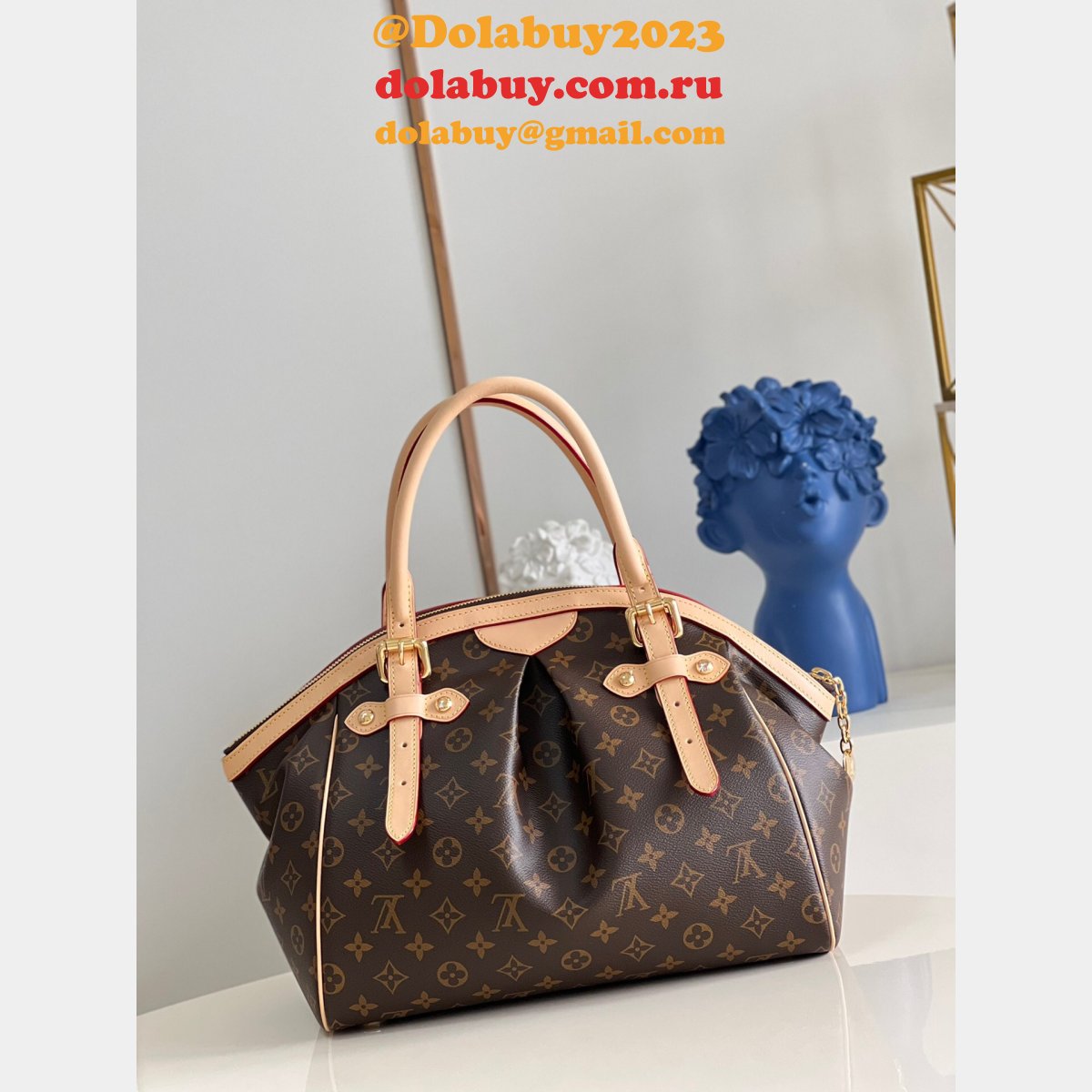 Louis Vuitton Replicas Designer Monogram Tivoli M40144/M40143 Handbag